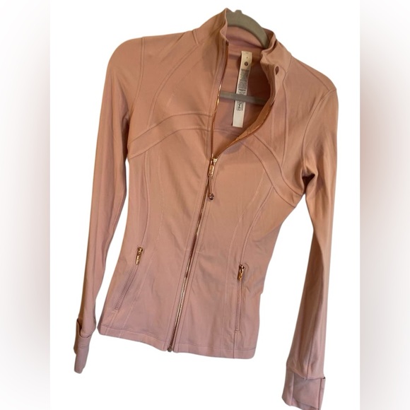 NWT Lululemon define jacket nulu PINK HAZE/ROSE GOLD Size 4